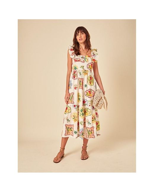Nobody's Child Natural Cassidy A-Line Dress