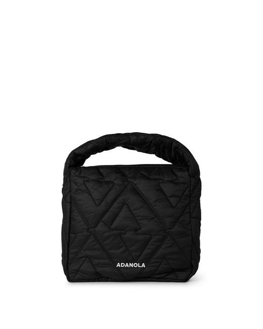ADANOLA Black Quilted Mini Bag