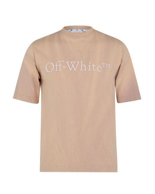 Off-White c/o Virgil Abloh Natural Laundry Skate T-shirt for men