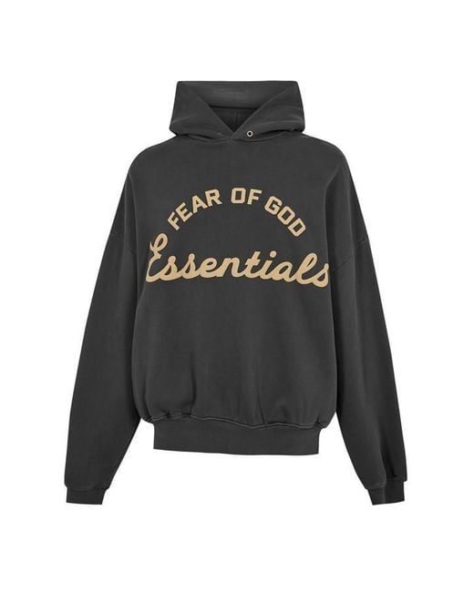 Fear Of God Black Overhead Hoodie for men