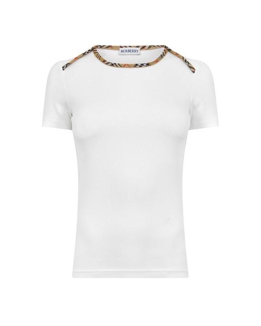 Burberry Gray Slim Fit T-Shirt