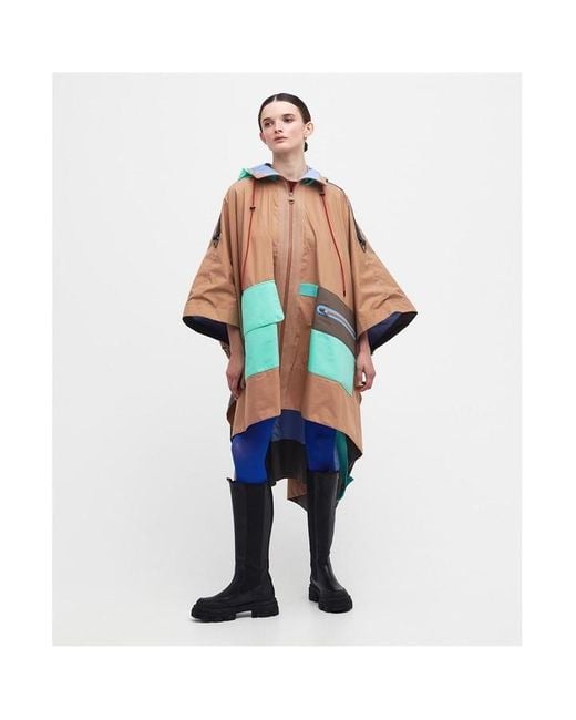 Barbour Blue X Roksanda Adriona Showerproof Cape