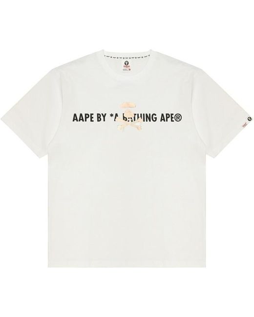 Aape White Planted Earth T Sn42 for men