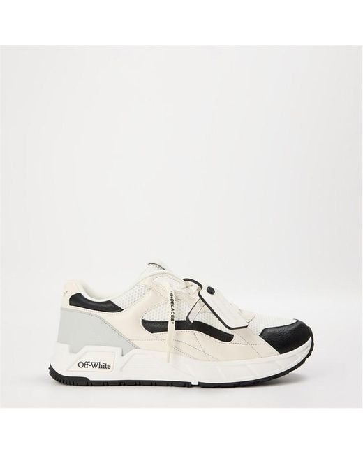 Off-White c/o Virgil Abloh White Off Round Toe Flat Heel Trainers for men