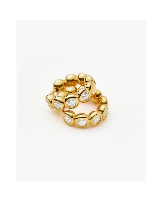 Missoma Metallic Tennis Hoops