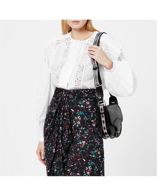 Isabel Marant White Georgina Blouse