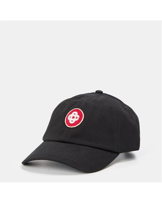 Casablanca Black Casa Round Logo Baseball Cap for men