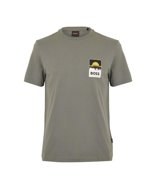 Boss Gray Te Plain 10276582 01 Polo Shirt for men
