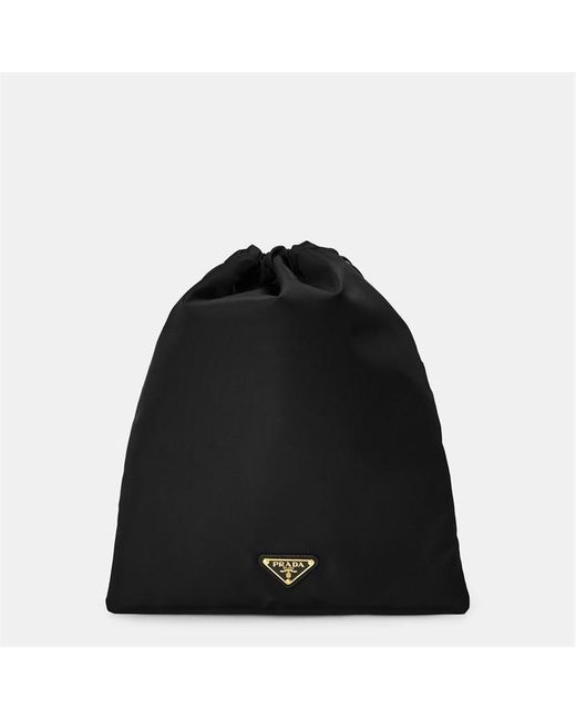 Prada Black Nylon Pouches