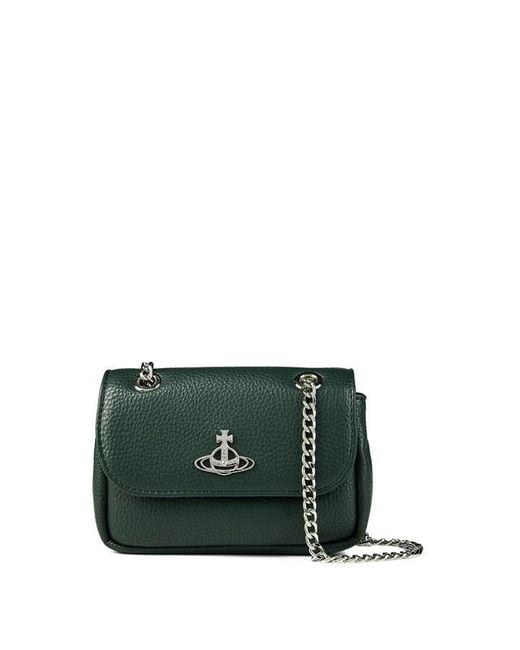 Vivienne Westwood Green Derby Small Chain Bag
