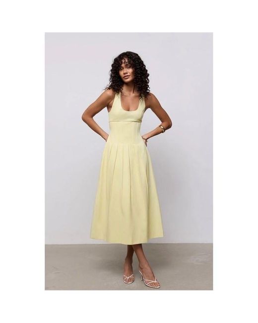 Odd Muse Natural Cinch Maxi Dress