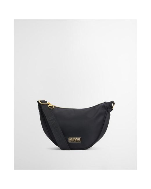 Barbour Black Boulevard Sling Bag