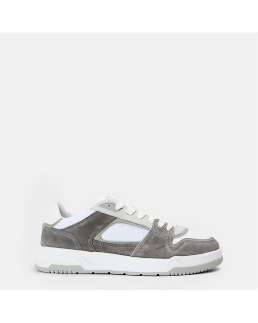 Cleens White Lay Up Low-Top Trainers for men