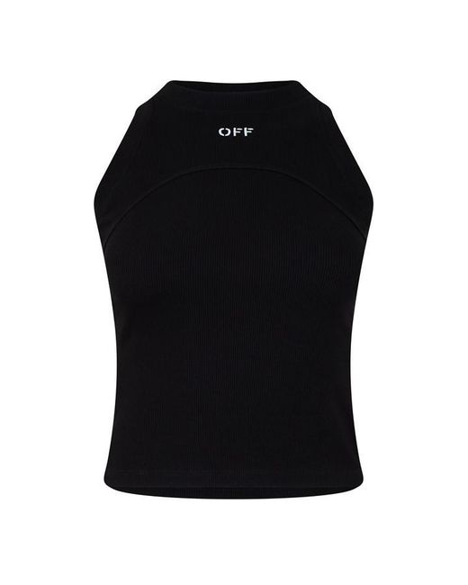 Off-White c/o Virgil Abloh Black Off Stmp Rb Tank Ld00