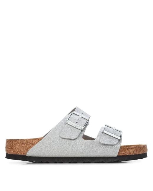 Birkenstock White Bstk Arizona Synthet Ld64