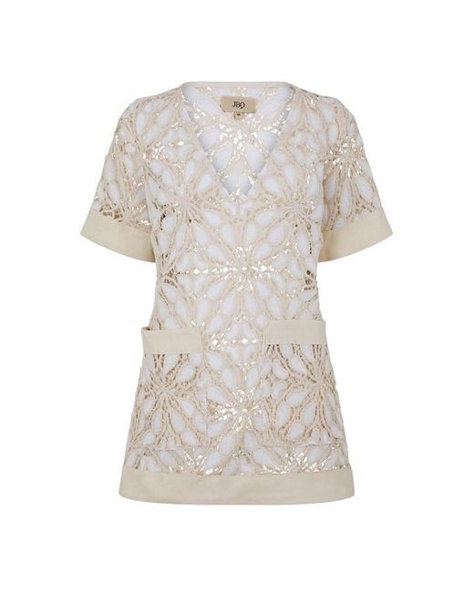 JBQ White Dion Mini Dress