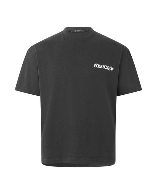 Cole Buxton Black Baleric Tee Oversized T-Shirt for men