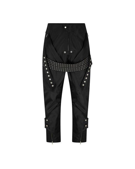 Rick Owens Black Cargo Trousers for men