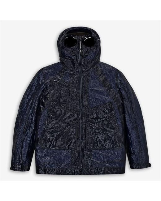 C P Company Blue X Fila Kan D Goggles Jacket for men