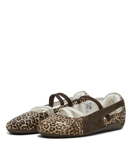 PUMA Brown Speedcat Ballet Pumps