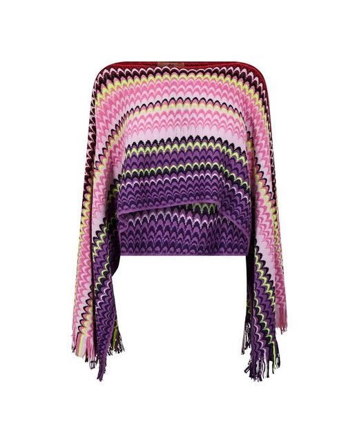 Missoni Purple Idea Poncho