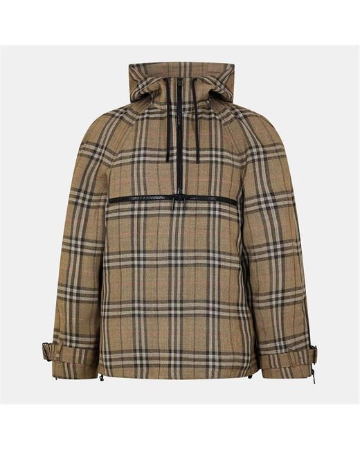 Burberry Brown Burb Show Tech Weather Resistant Windbreaker for men