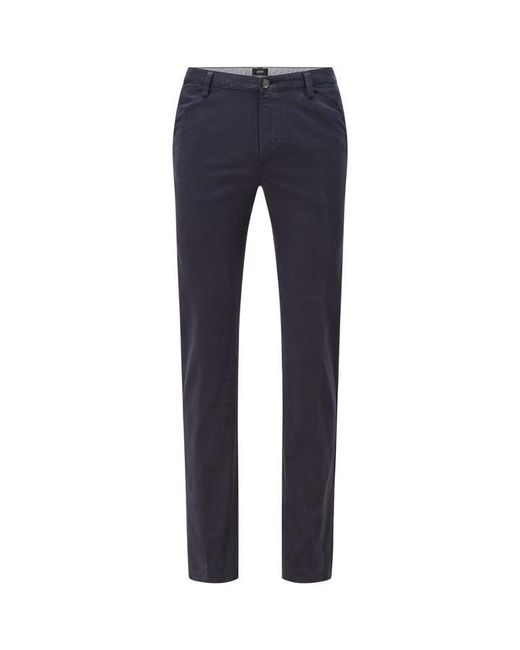 Boss Blue Rice1 D Straight Leg Trousers for men