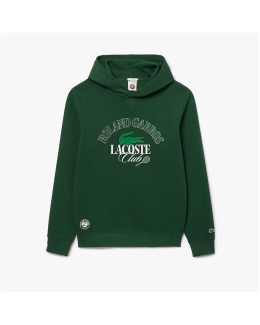 Lacoste Green Sportsuit Roland-Garros Edition Sweatshirt for men