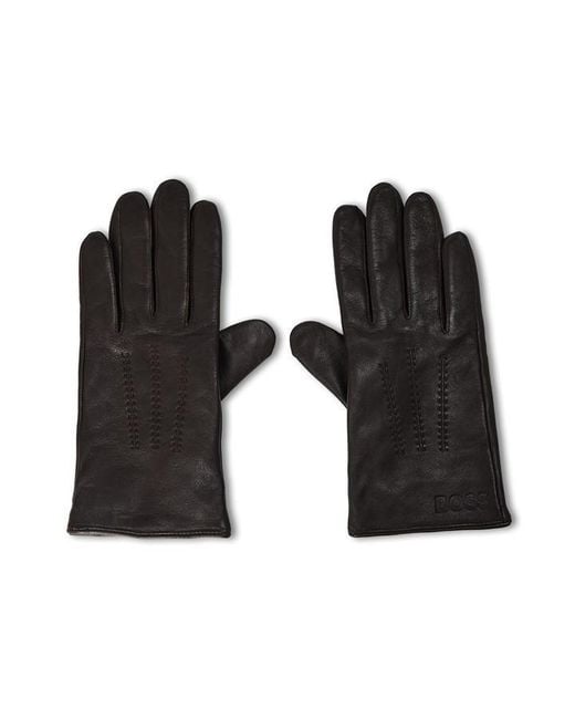 Boss Black Fleece Gloves for men