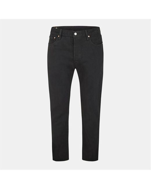 Levi's Black 501 Original Straight Jeans for men