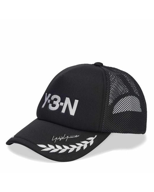 Y-3 Black X Neighborhood Trucker Cap for men