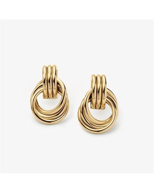 D.Louise Metallic Knot Statement