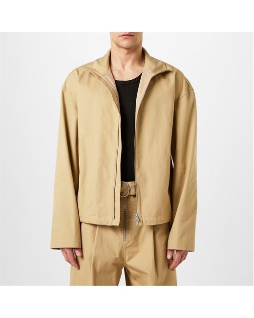 Jil Sander Natural Cotton Blouson Jacket for men