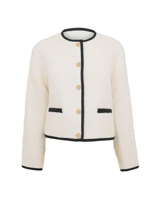 Anine Bing White Logan Softshell Jacket