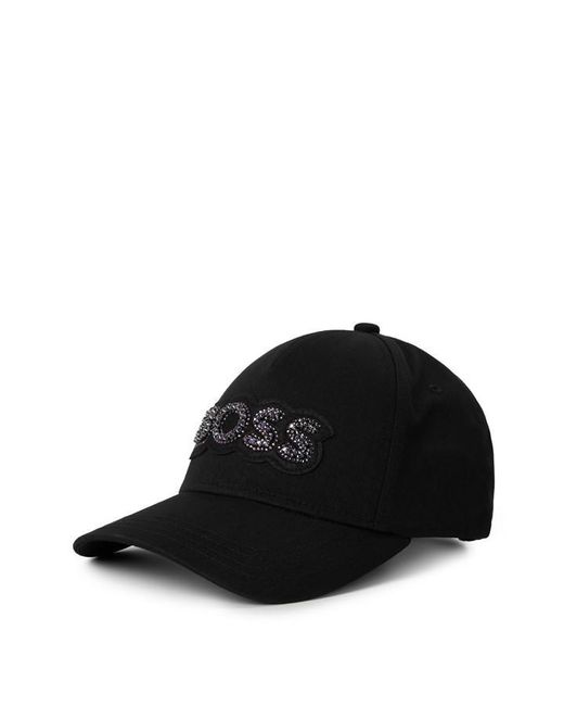 Boss Blue Lilyan Diamante Baseball Cap