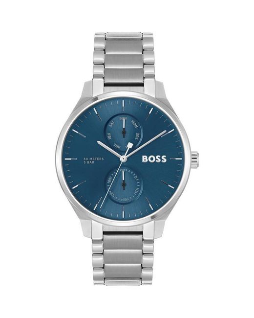 Boss Metallic Tyler Multifunction Water Resistant Analogue Quartz Watch for men