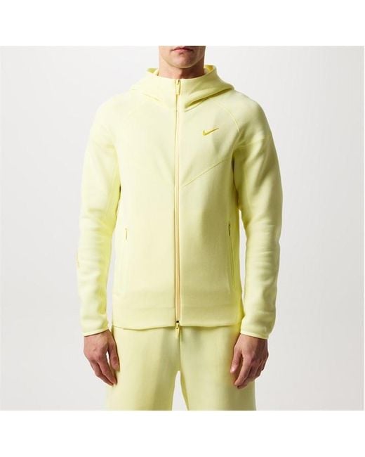 Nike Yellow Nocta Tech Fleece Full-Zip Hoodie for men