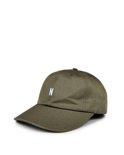 Norse Projects Green Norse Sports Cap Sn42 for men