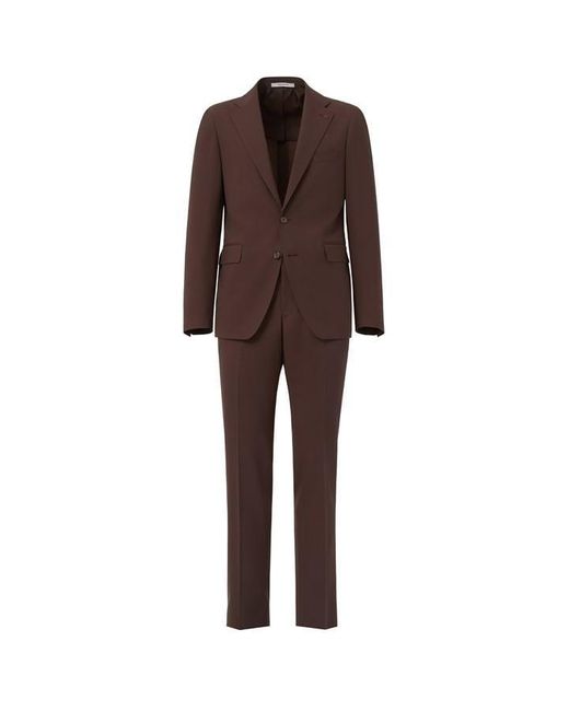 Tagliatore Brown Ttl Suit Sn42 for men