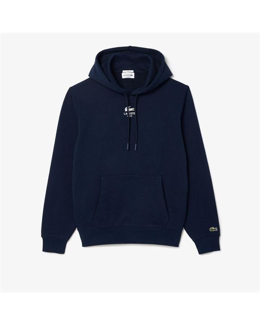 Lacoste Blue Print Hoodie for men