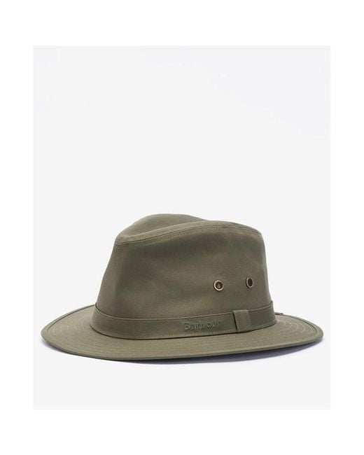 Barbour Blue Dawson Safari Hat for men
