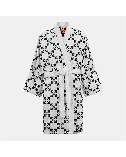 Off-White c/o Virgil Abloh Black Bathrobe