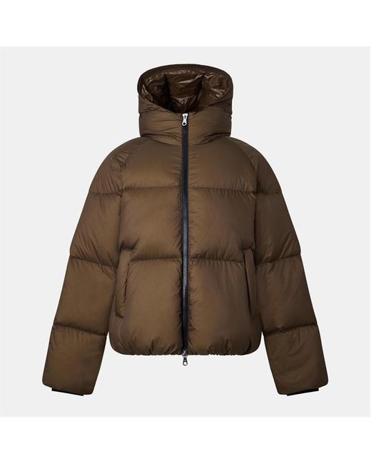 Cole Buxton Green Short Puffer Jacket for men