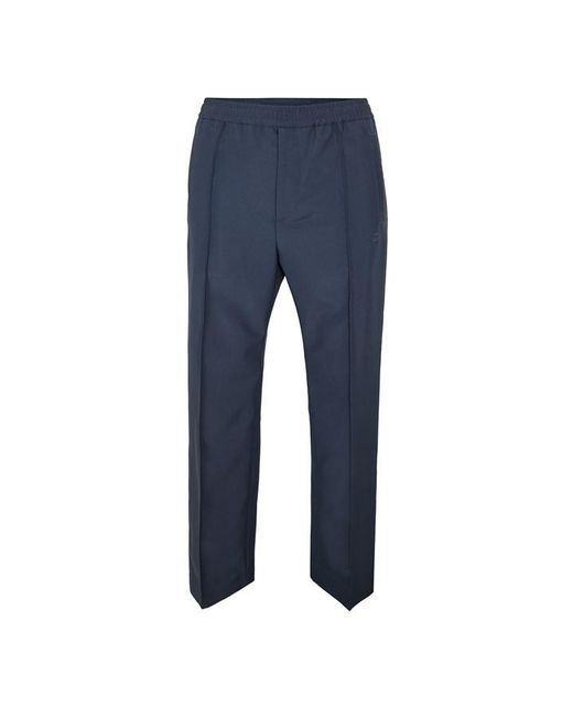 Gucci Blue Drawstring Slim Fit Trousers for men