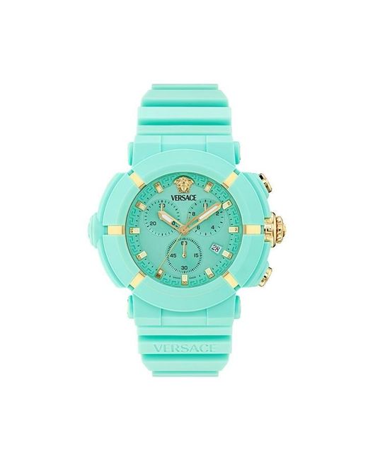 Versace Green Quartz Analogue Watch for men