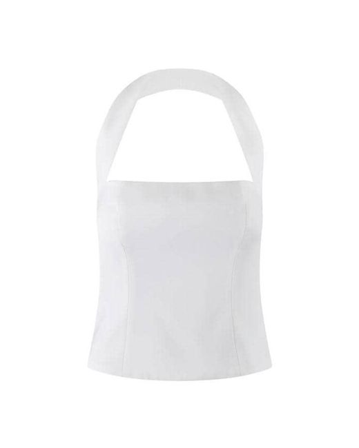 Odd Muse White Ultimate Muse Halter Top