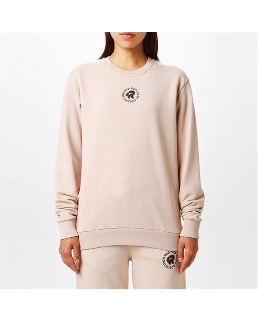 Red Run Pink Crewneck Sweater