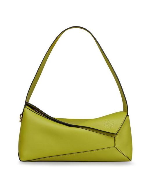 Loewe Green Puzzle Hobo Bag