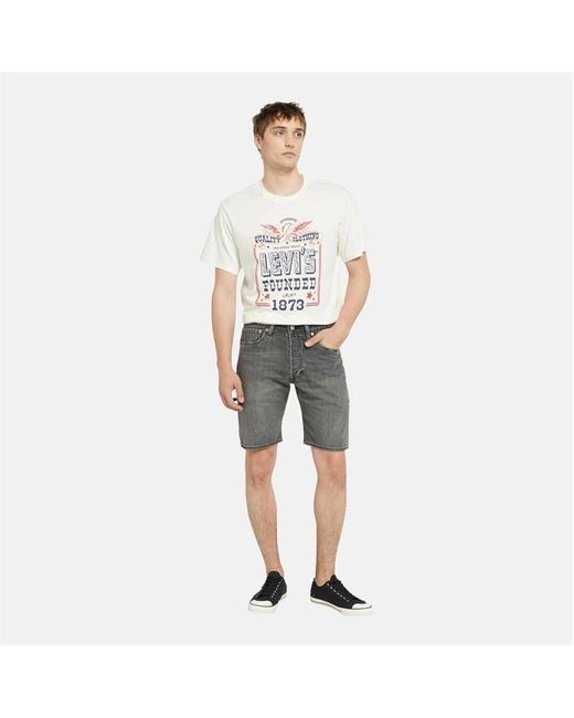 Levi's Multicolor 501 Hemmed Shorts for men