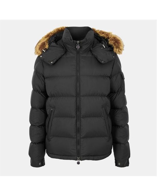 Moncler Black Insulated Weather-Protective Short Puffer Jacket for men